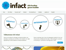 Tablet Screenshot of infact.se